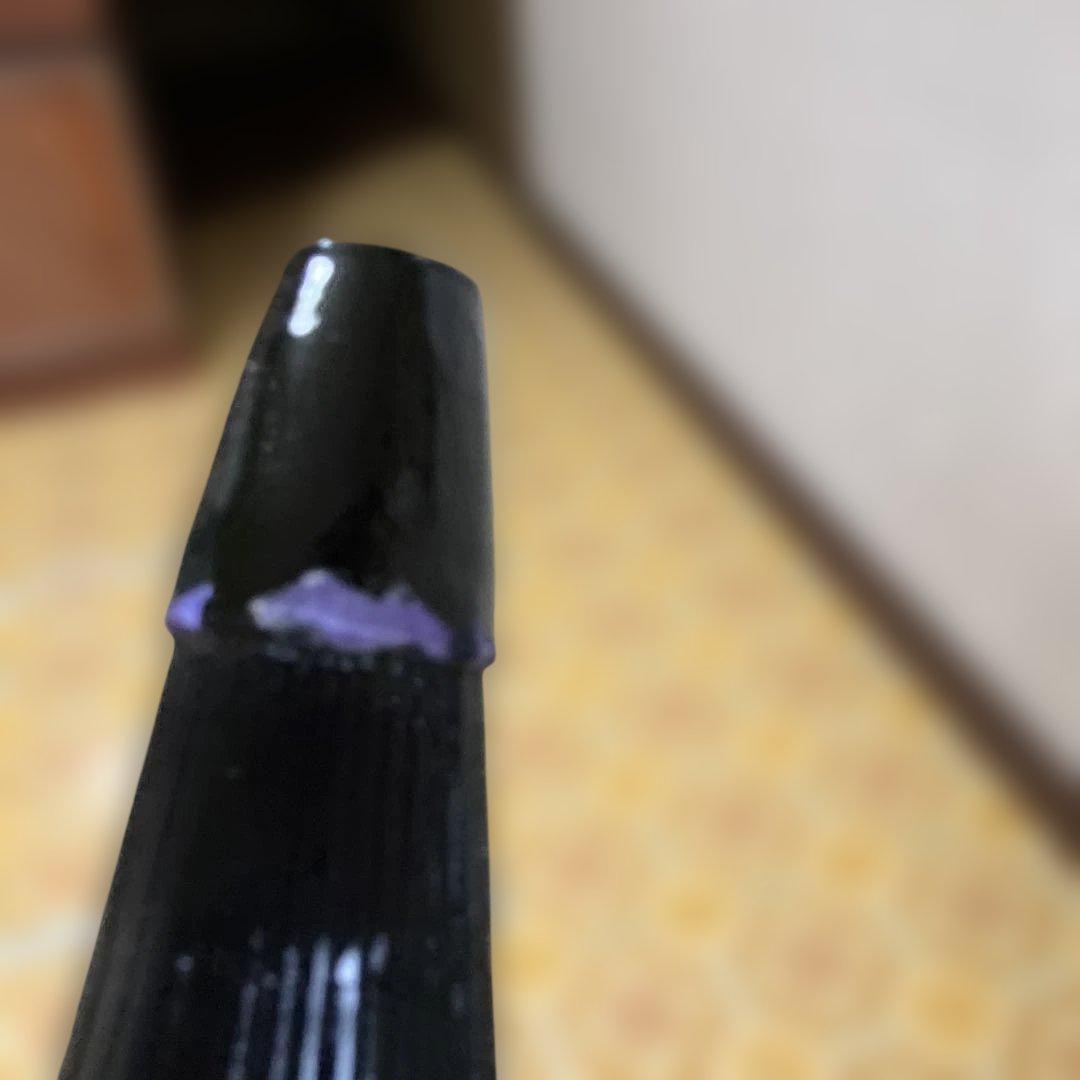紫色 舞踊傘 多色装飾