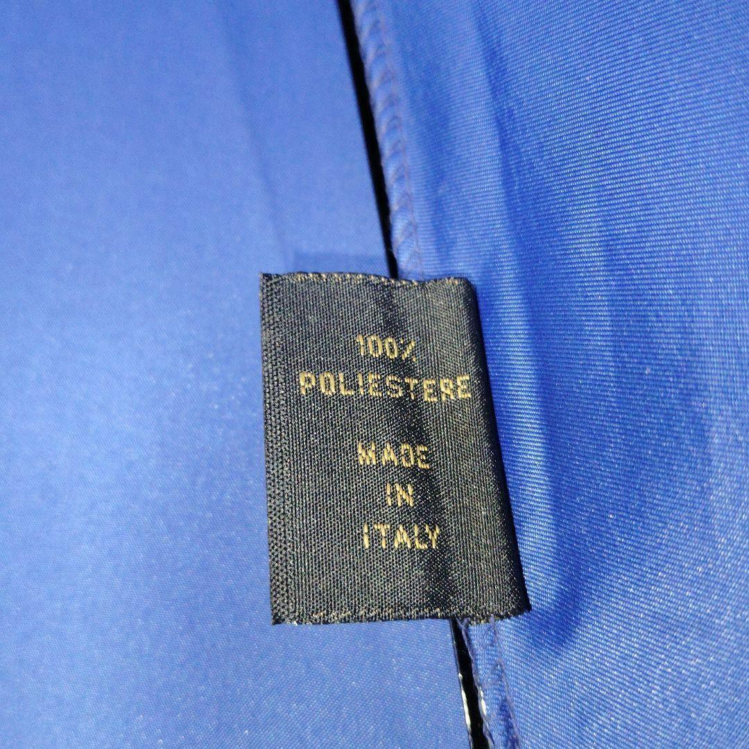 Yves Saint Laurent　イヴサンローラン　雨傘　刺繍ロゴ　青　長傘