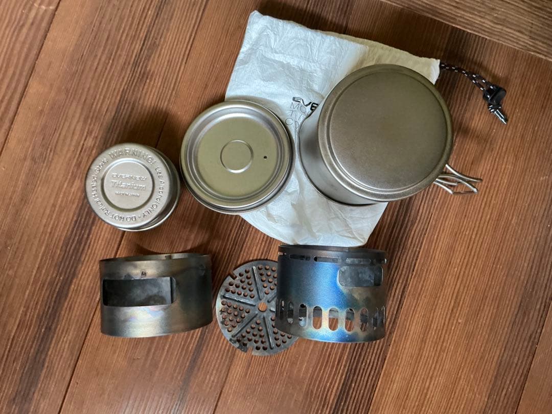 エバニュー ECA538 Ti Mug pot 500 Stove set