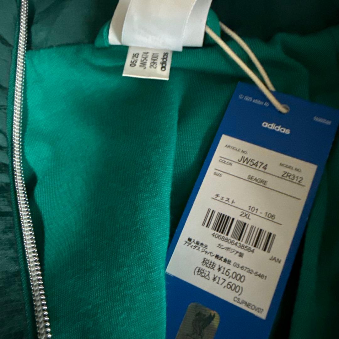 adidas リヴァプール ハーフジップ ジャケット 2XL