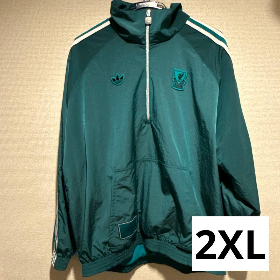 adidas リヴァプール ハーフジップ ジャケット 2XL
