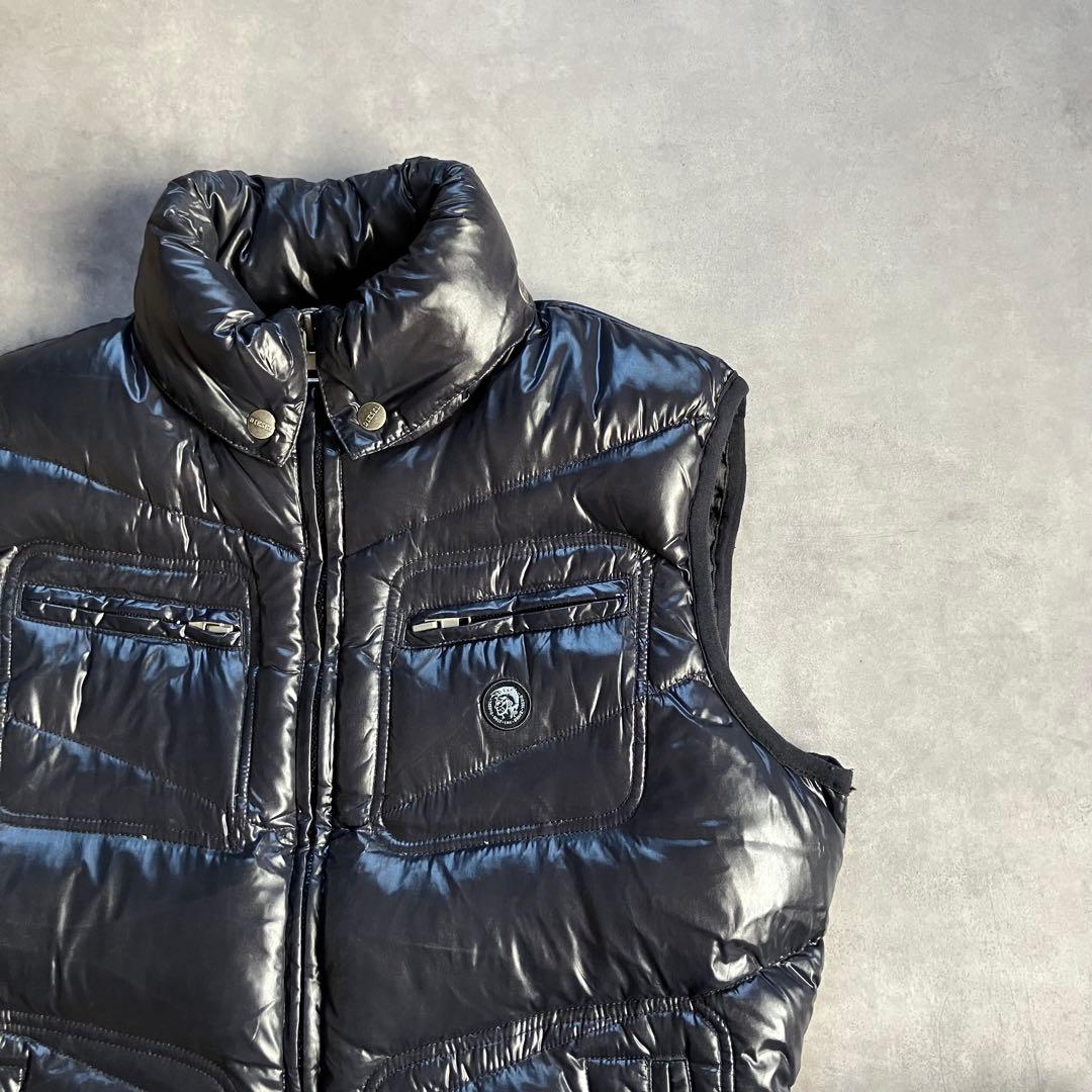 ジャケット・アウター 00s y2k archive diesel gimmick down vest