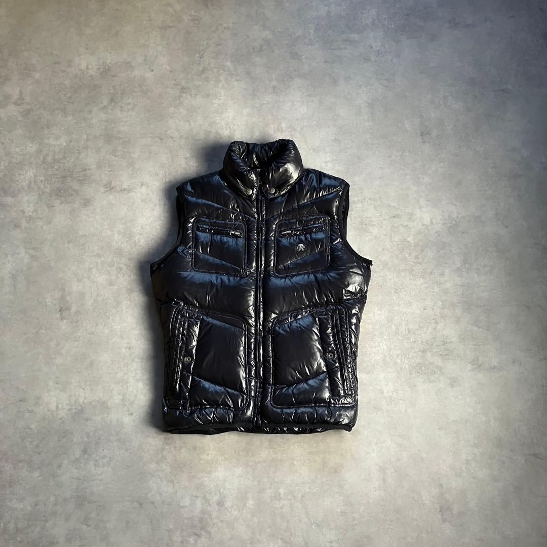 ジャケット・アウター 00s y2k archive diesel gimmick down vest