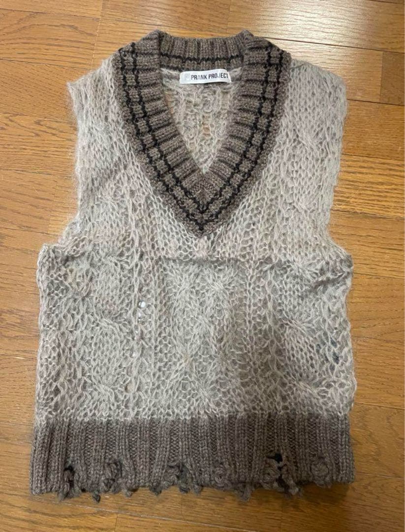 PRANK PROJECT ニットベスト knit vest ベスト モヘア