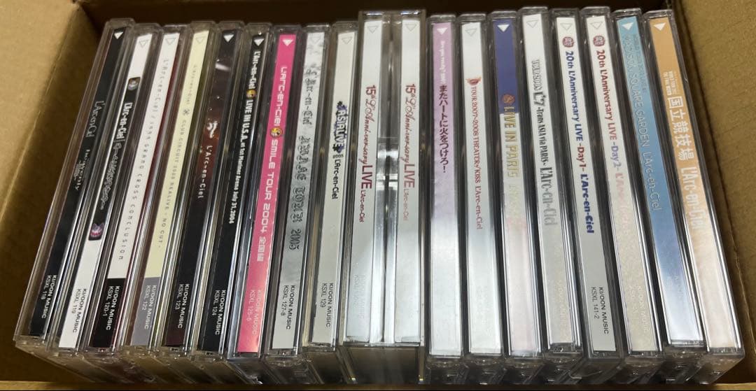 l'arc~en~ciel L'aive ラルク live cd 全18作品