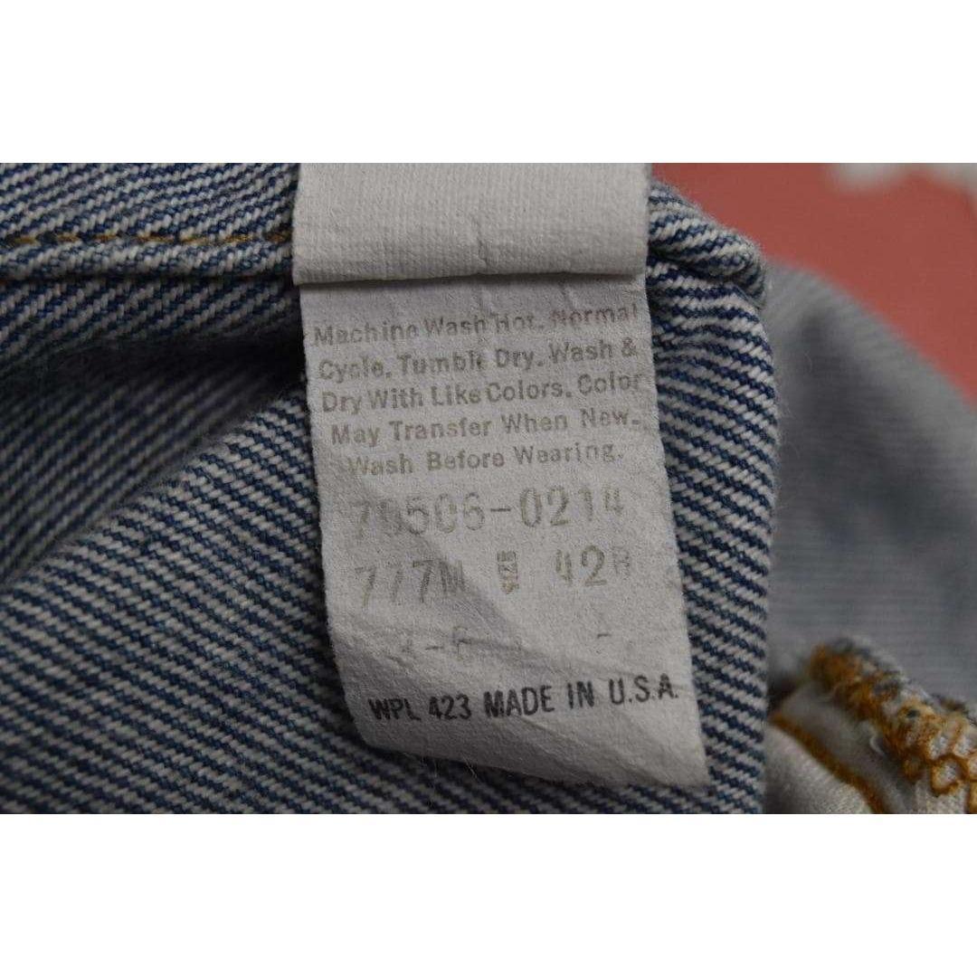 90’ｓリーバイス デニム ジャケットUSA製 16834 70506LEVIS