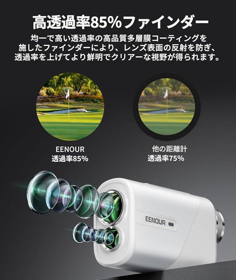 ✨EENOUR ゴルフレーザー距離計 Ultra-mini 【今平周吾プロ推薦】