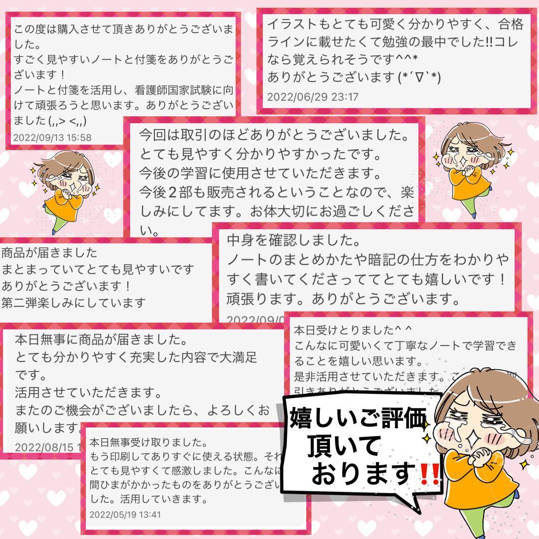 激安‼️ 看護師国家試験まとめノート 国試 解剖生理学 看護学生 付箋ノート￼