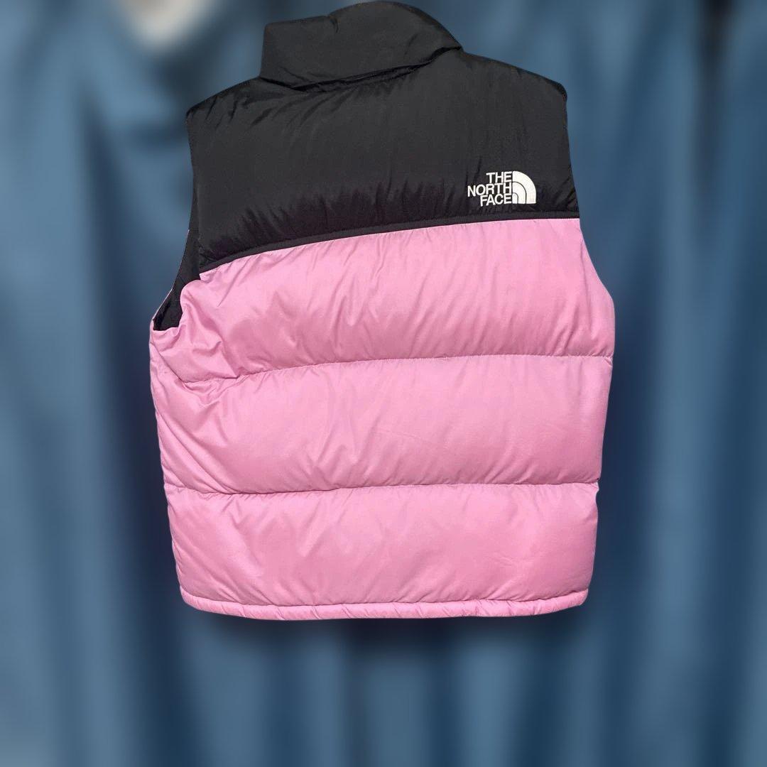 ノースフェイス　ダウンベスト　ノベルティヌプシオーキッドピンク