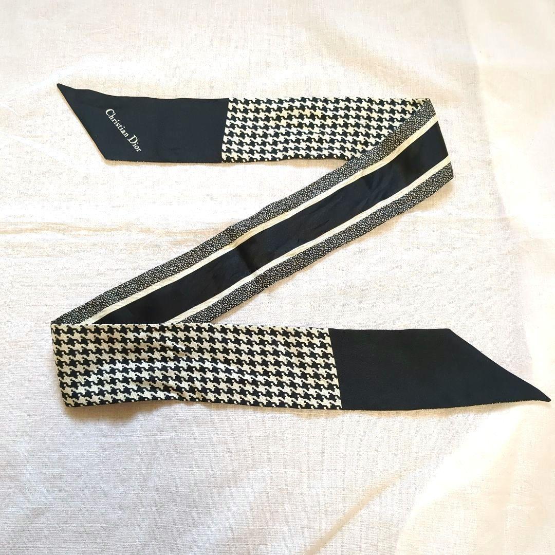 専用クリスチャンディオール　30 Montaigne ミッツァ スカーフ　千鳥柄