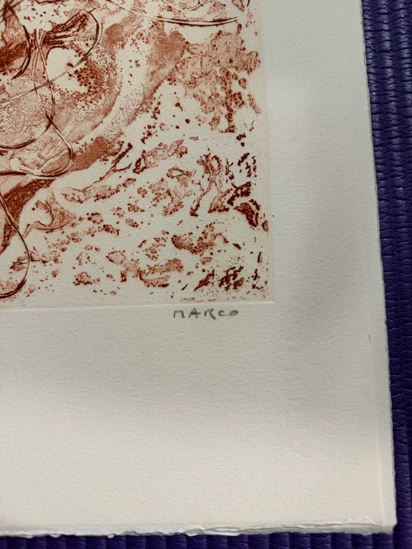 詩とエッチング作品 - Marco