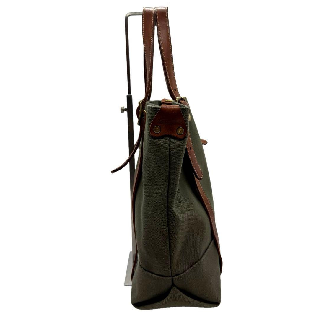 極美品 ONESWORKER ワンズワーカー トートバッグ 本革 キャンバス