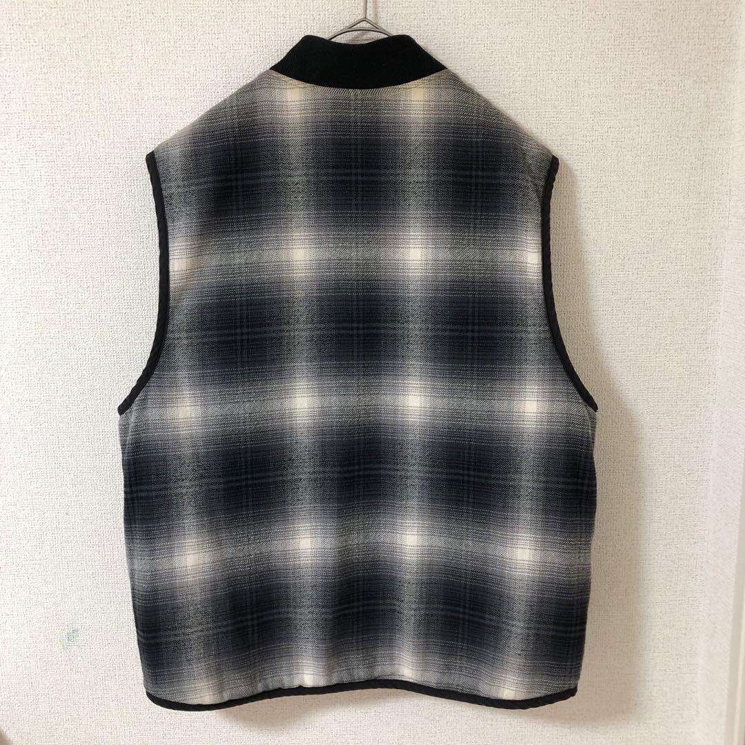 【レア】supreme Reversible Shadow Plaid Vest