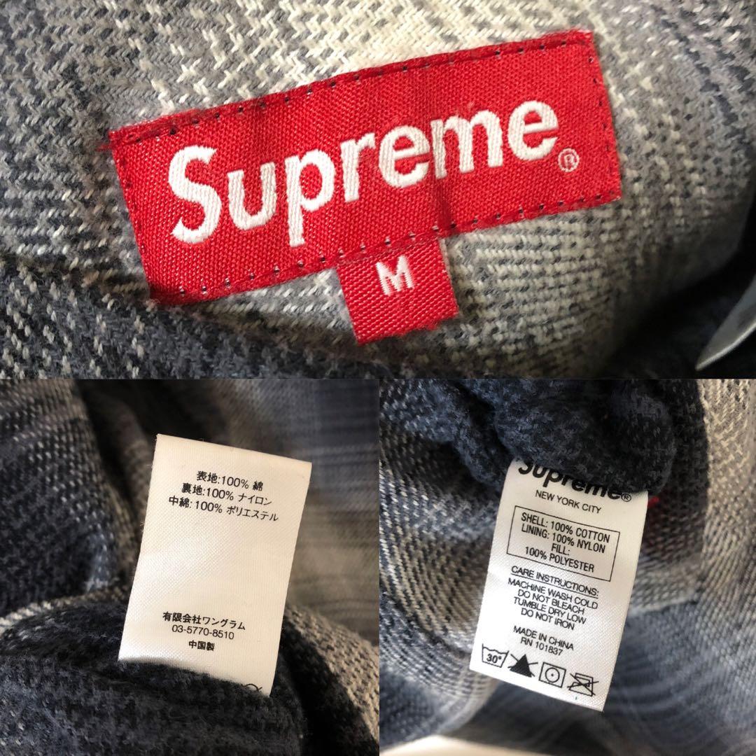 【レア】supreme Reversible Shadow Plaid Vest