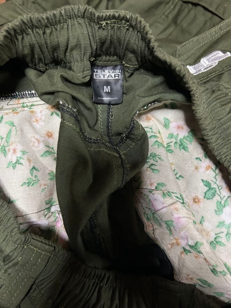 televisistar カーゴパンツ　リップストップ　Mサイズ　美品