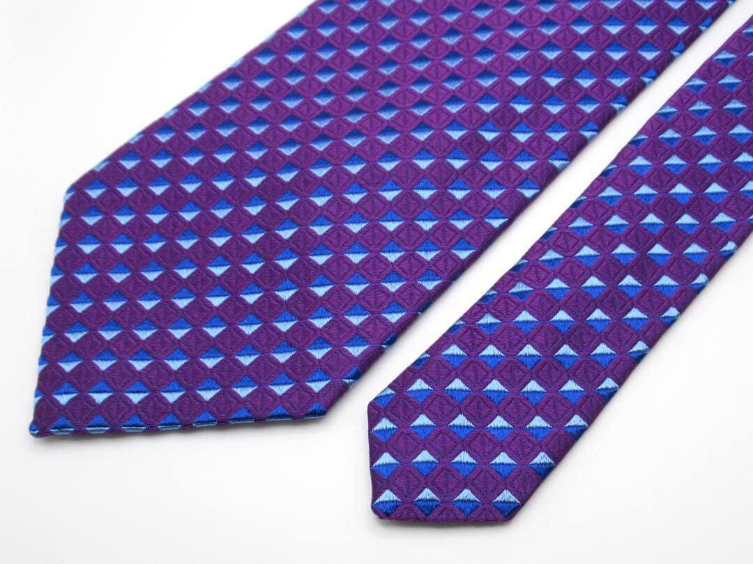 TURNBULL&ASSER ターンブル＆アッサー ネクタイ ジオメトリック柄