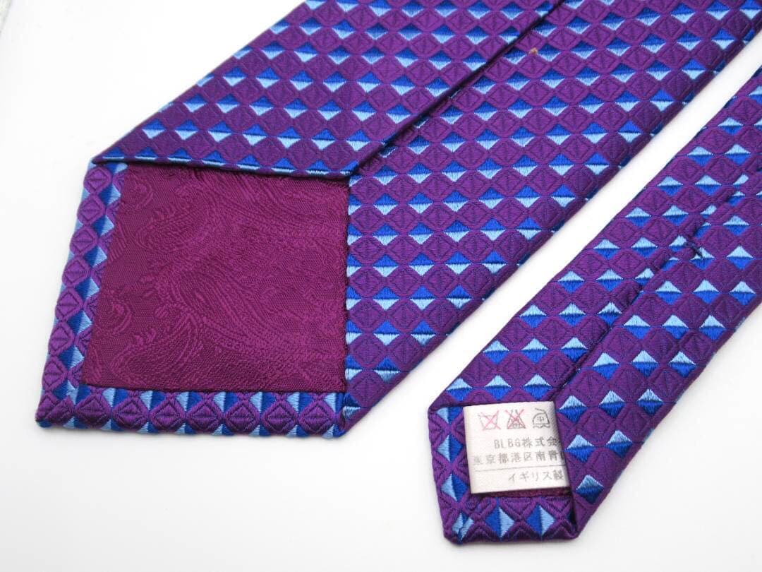 TURNBULL&ASSER ターンブル＆アッサー ネクタイ ジオメトリック柄