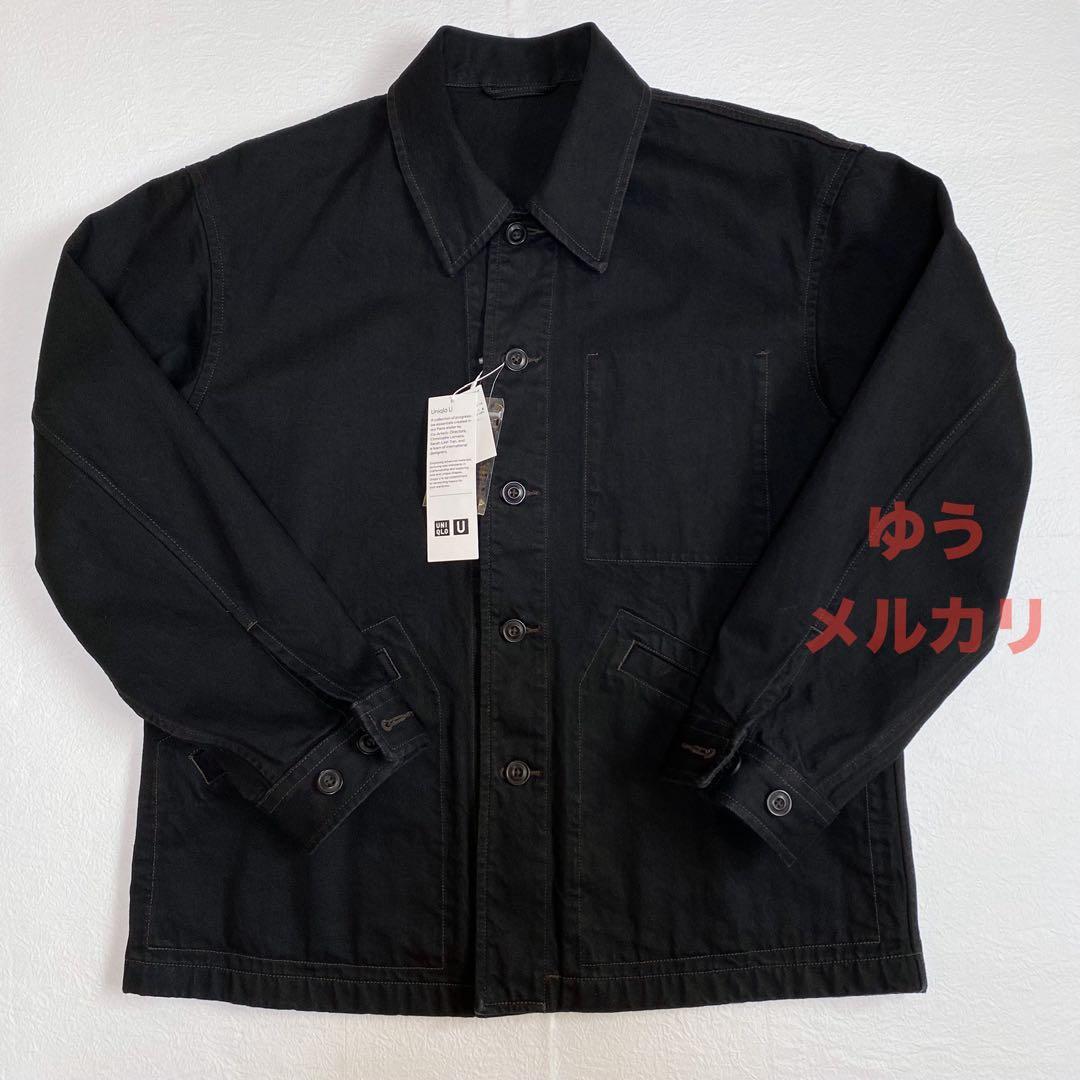 ユニクロu オーバーサイズカラーデニムジャケット　黒　UNIQLO ルメール