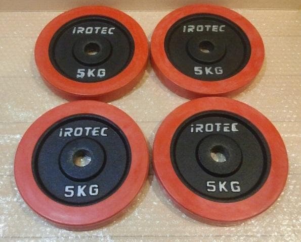 アイロテック 5kg 4枚 プレート ラバー iROTEC