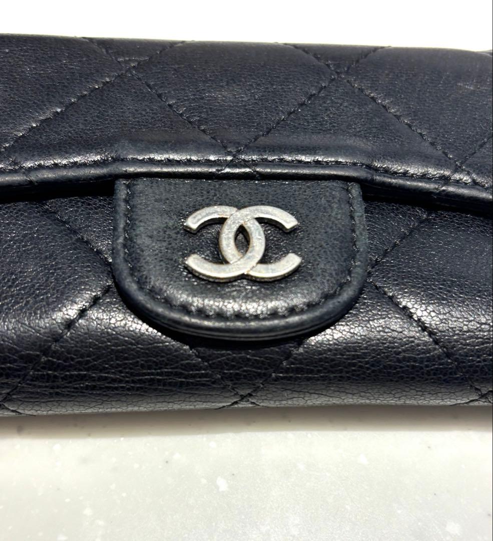値下げ中！CHANEL シャネル　キルティングレザーキーケース