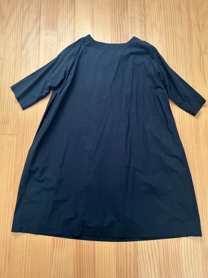 J/S luxe購入 QUARTERLY ボートネックワンピース Aライン七分袖