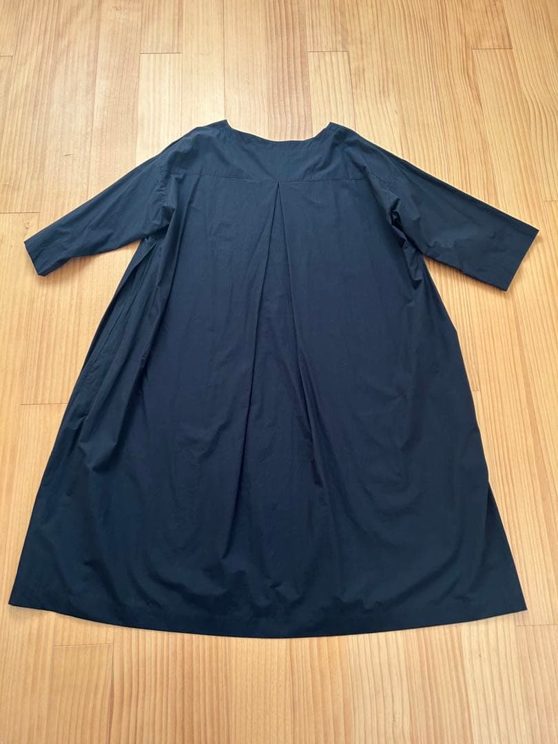 J/S luxe購入 QUARTERLY ボートネックワンピース Aライン七分袖