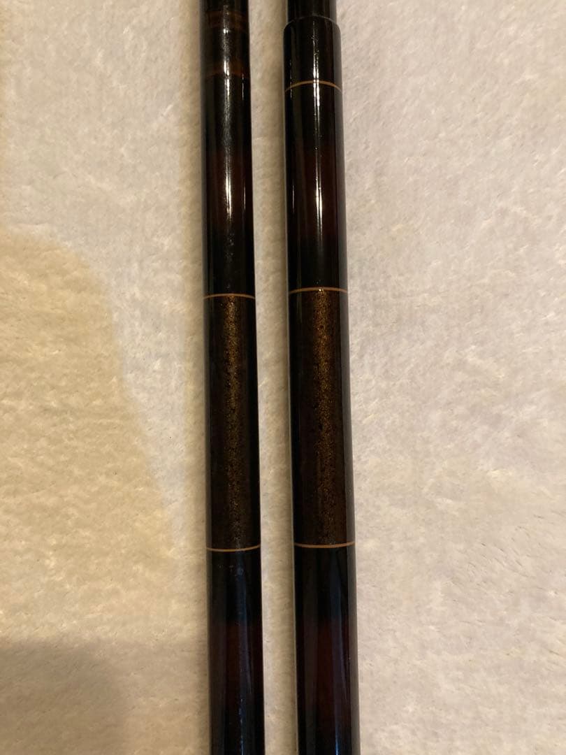 美品　Daiwa 竿掛 総塗り一本半物　ヘラブナ　袋なし