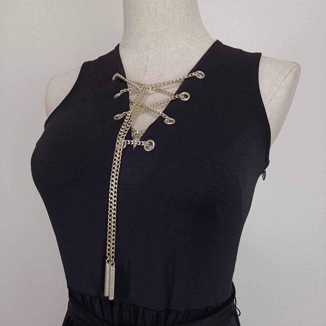 【a1820】MICHEAL KORS 美品 ストレッチ ワンピース XXS