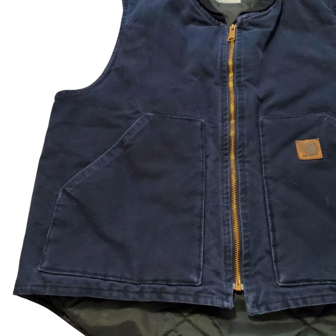 Carhartt ダックベスト L相当 ネイビー