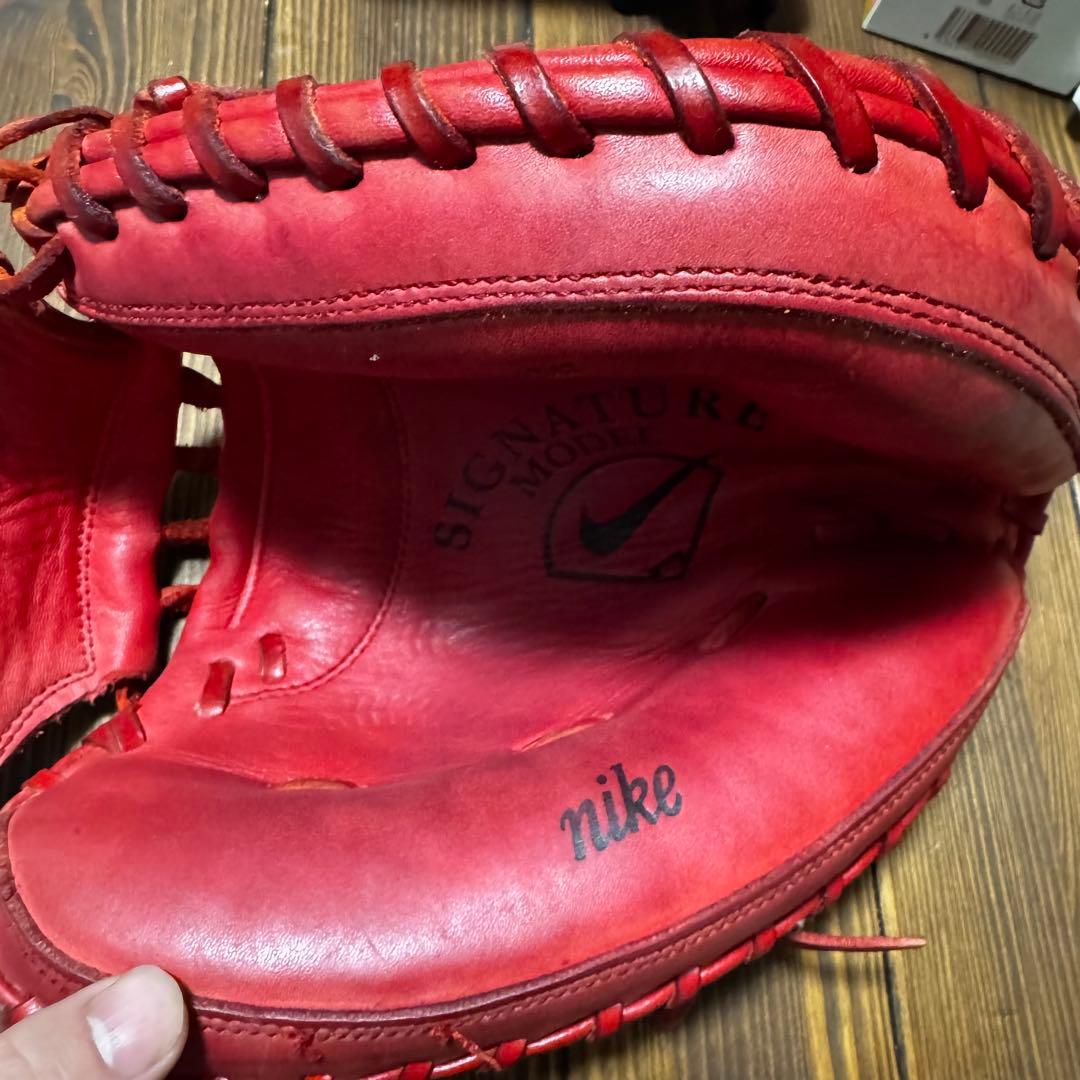 【貴重】NIKE 城島健司モデル キャッチャーミット 軟式 少年用 グラブ