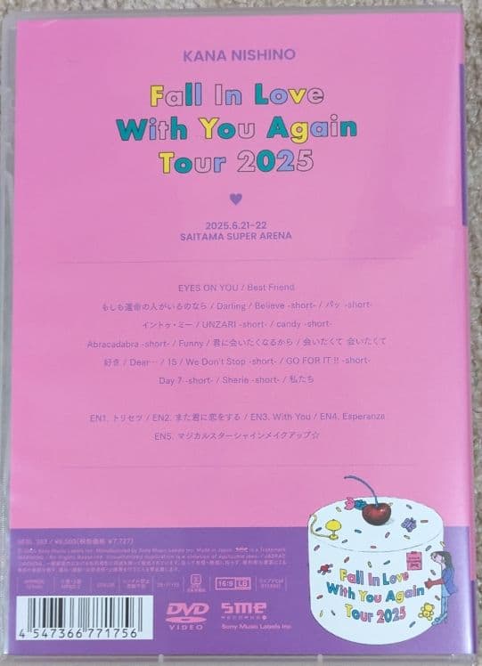 西野カナ/DVD/Kana Nishino Fall In Love With