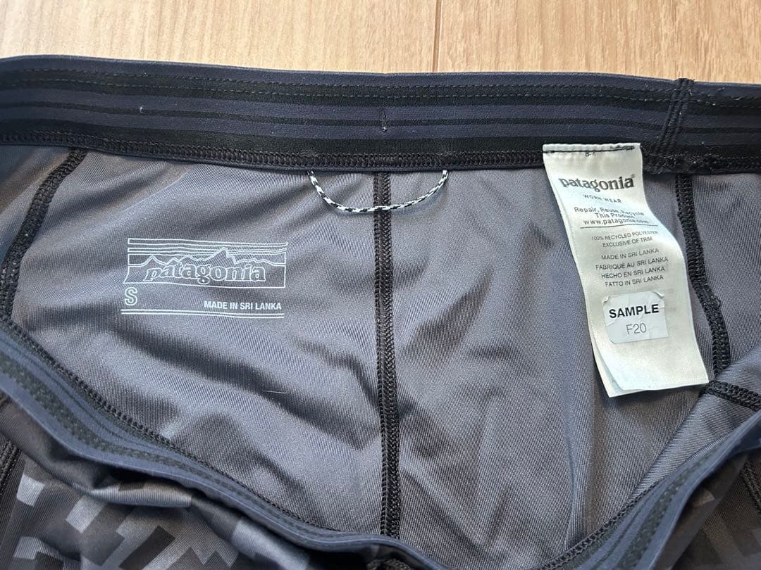 【超希少サンプル品】Patagonia カモフラージュ柄 タイツ　メンズS