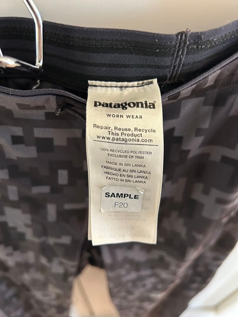 【超希少サンプル品】Patagonia カモフラージュ柄 タイツ　メンズS