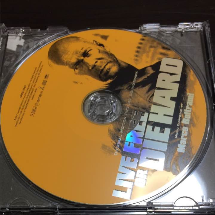 「ダイ・ハード4.0」オリジナル・サウンドトラックCD 国内盤　帯付き