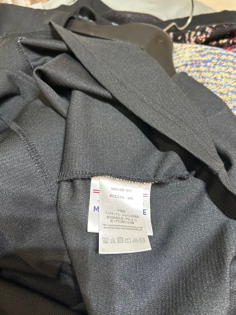 F.C.real bristol ホワイトソックス ベースボールシャツ 黒L