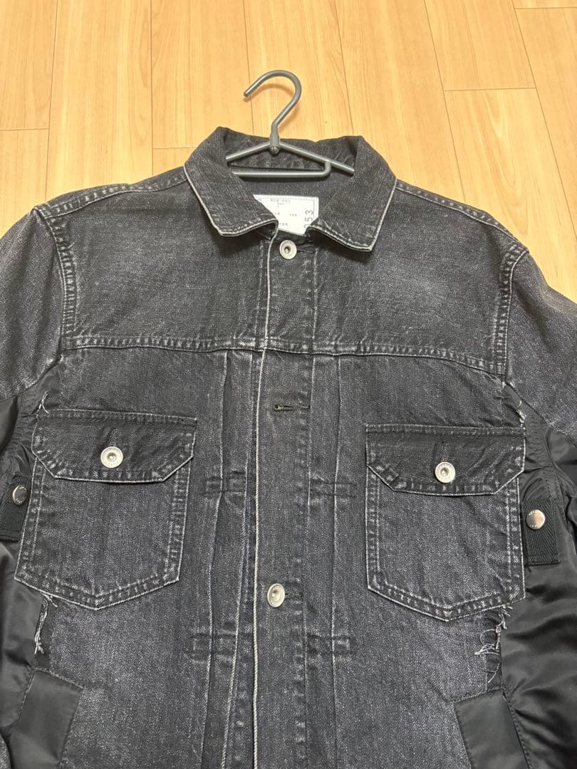 Sacai Denim x Nylon Twill Jacket 美品