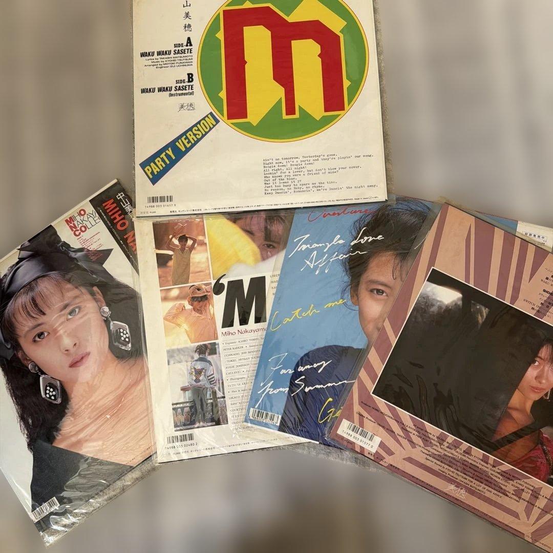 中山美穂 レコード 5枚セット