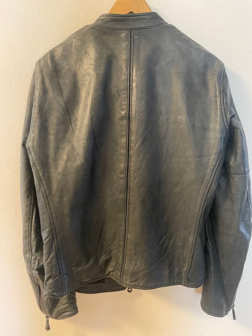 MR.OLIVE ライダース　S レザージャケット　シングル　革ジャン
