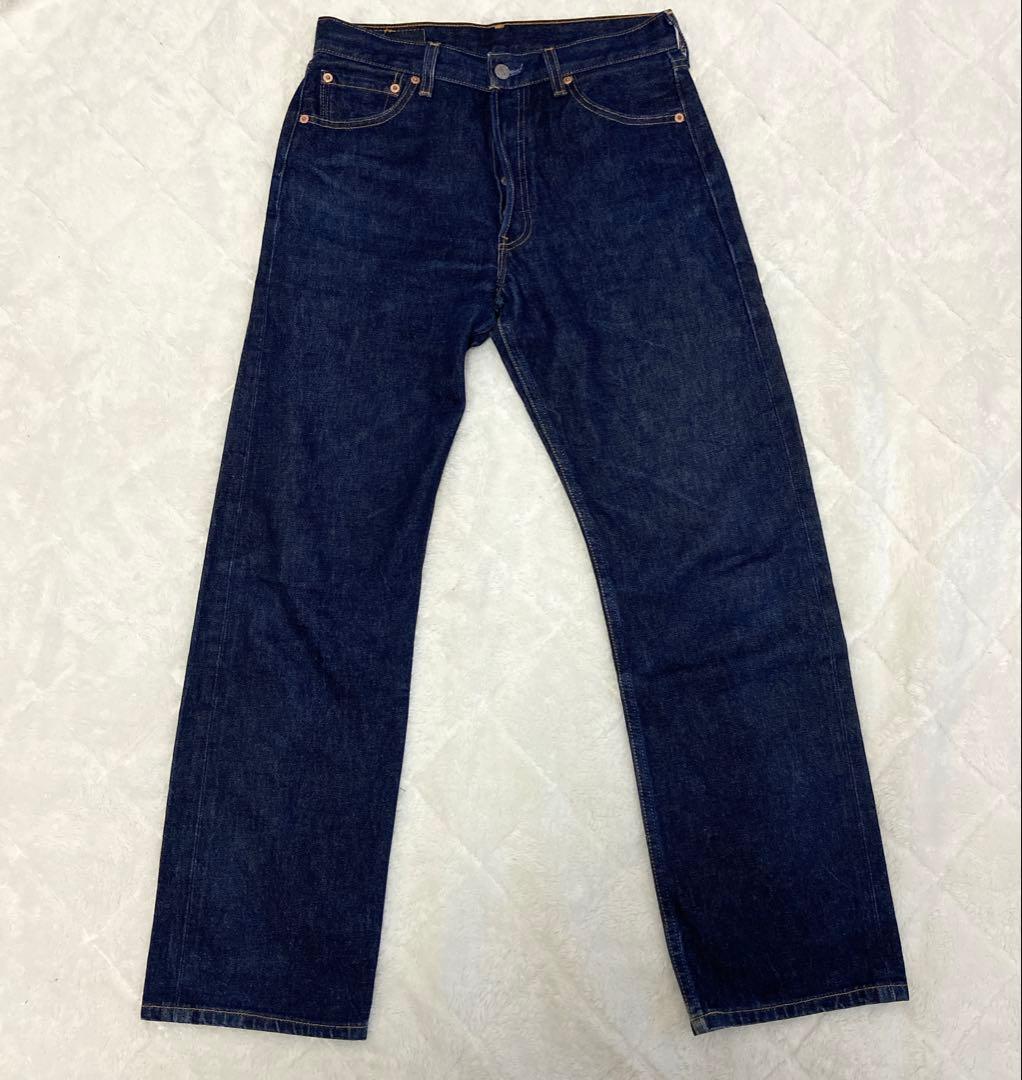 美品 2001年製 USA製 最終　リーバイス501 濃紺