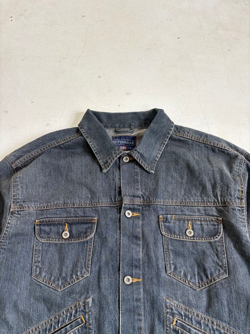 90s ブラックデニムジャケット ヴィンテージUSAリーバイスOUTERWEAR