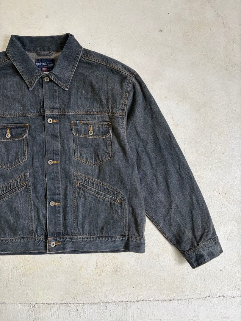90s ブラックデニムジャケット ヴィンテージUSAリーバイスOUTERWEAR