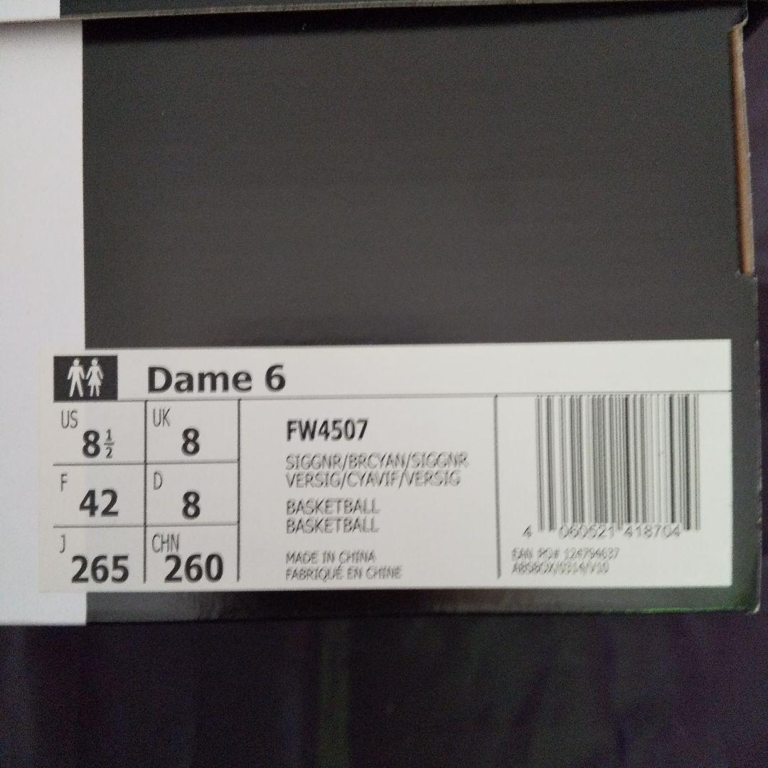 シューズ(男性用) adidas DAME 6