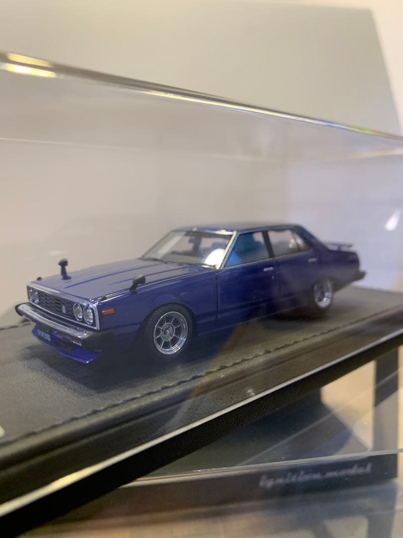 イグニッションモデル　1/43 スカイライン　GT-EL C210 ブルー