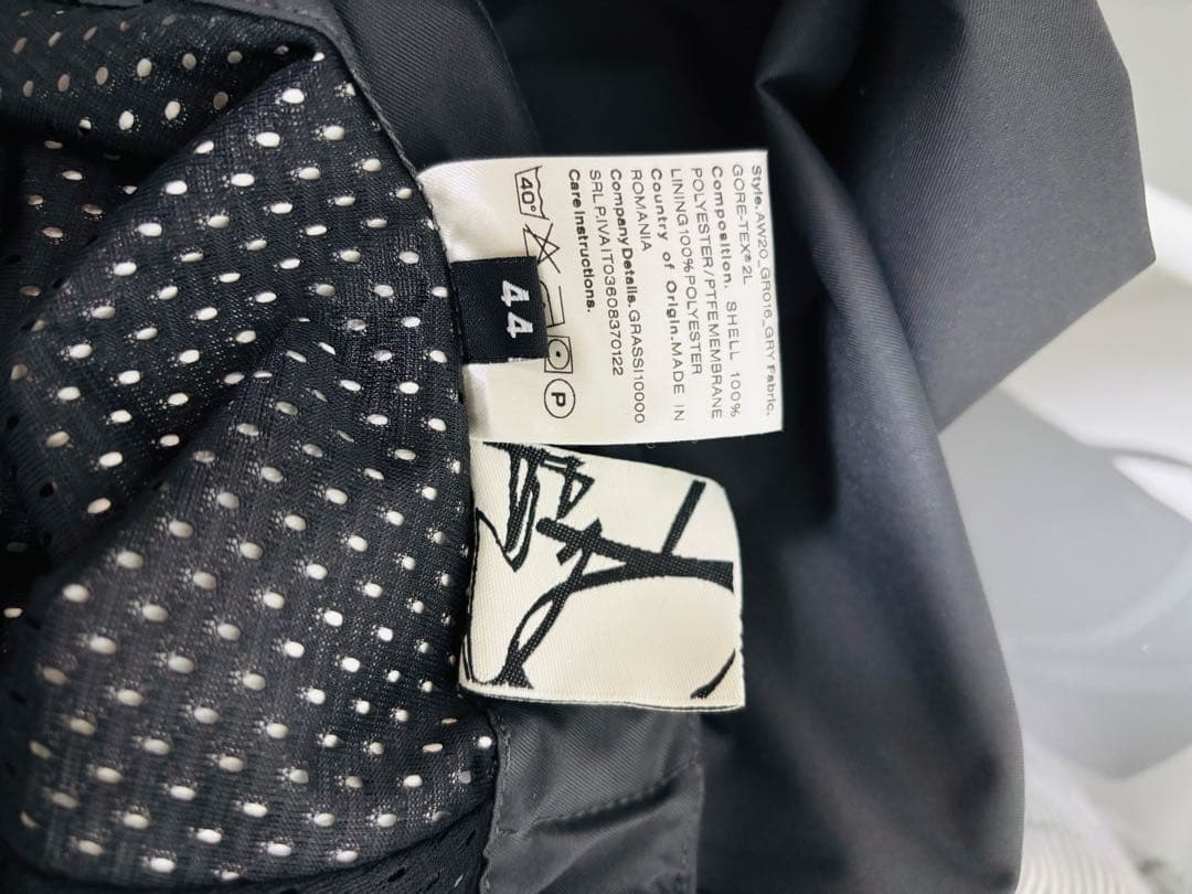GR10K ARC PANTS ゴアテックス パンツ グレー　44