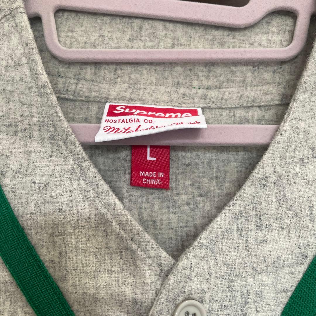 Supreme ベースボールシャツ 23AW Mitchell & Ness