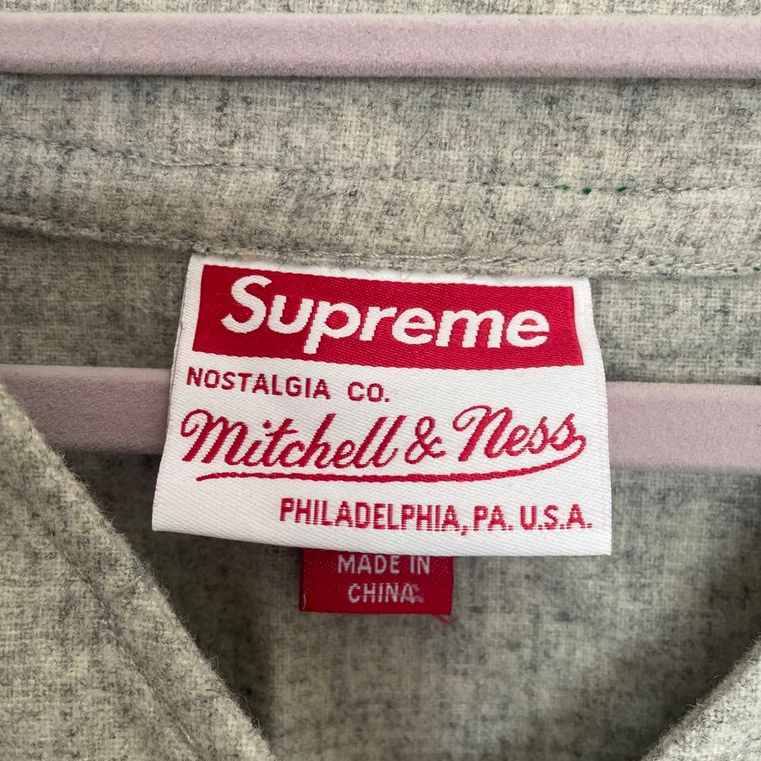 Supreme ベースボールシャツ 23AW Mitchell & Ness
