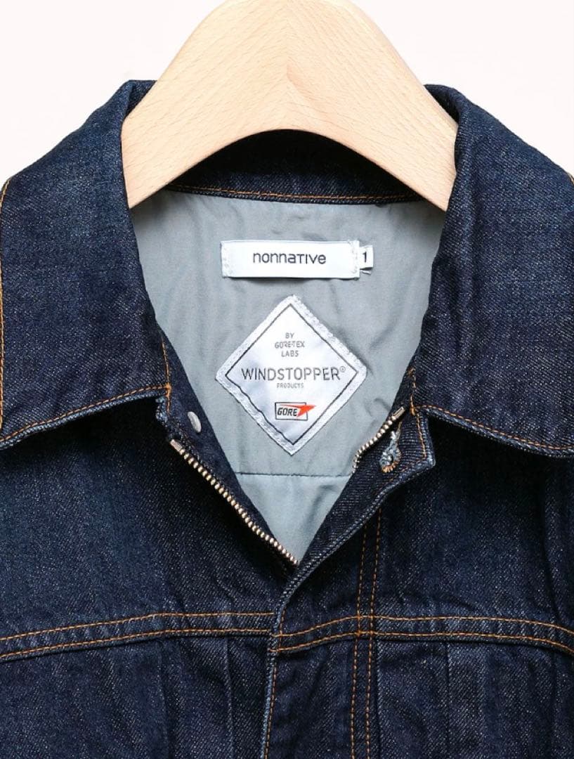 nonnativeTRUCKER 1DENIM WINDSTOPPER サイズ1
