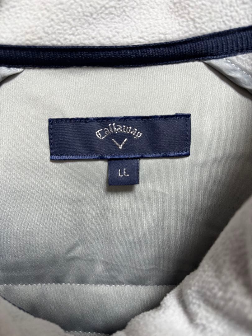 Callaway グレー キルティングジャケット LL