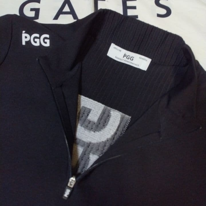 ⭐美品⭐パーリーゲイツ⭐ PGGデカロゴモック⭐濃紺⭐M⭐