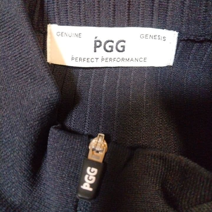 ⭐美品⭐パーリーゲイツ⭐ PGGデカロゴモック⭐濃紺⭐M⭐